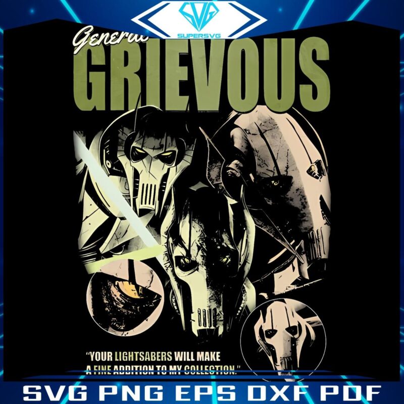 Retro General Grievous Star Wars Icon in PNG Format