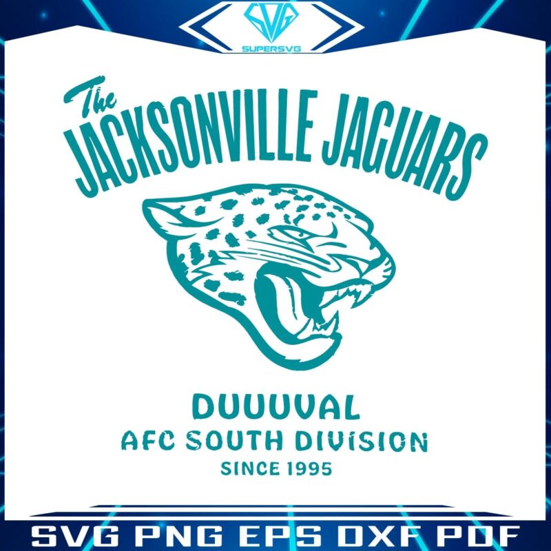 Retro Jacksonville Jaguars Football Duuuval SVG Design