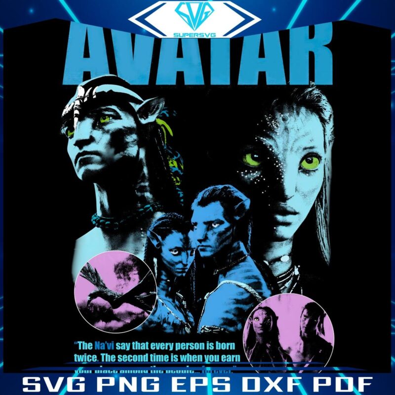 Retro Jake and Neytiri Avatar in Pandora National Park PNG