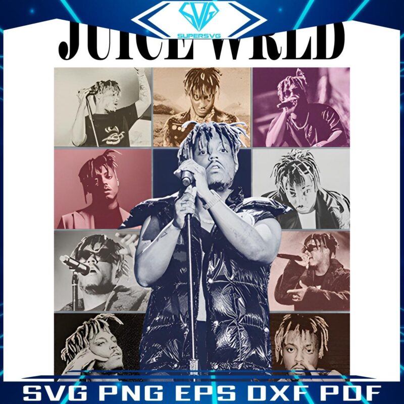 Retro Juice Wrld Eras Tour PNG Design