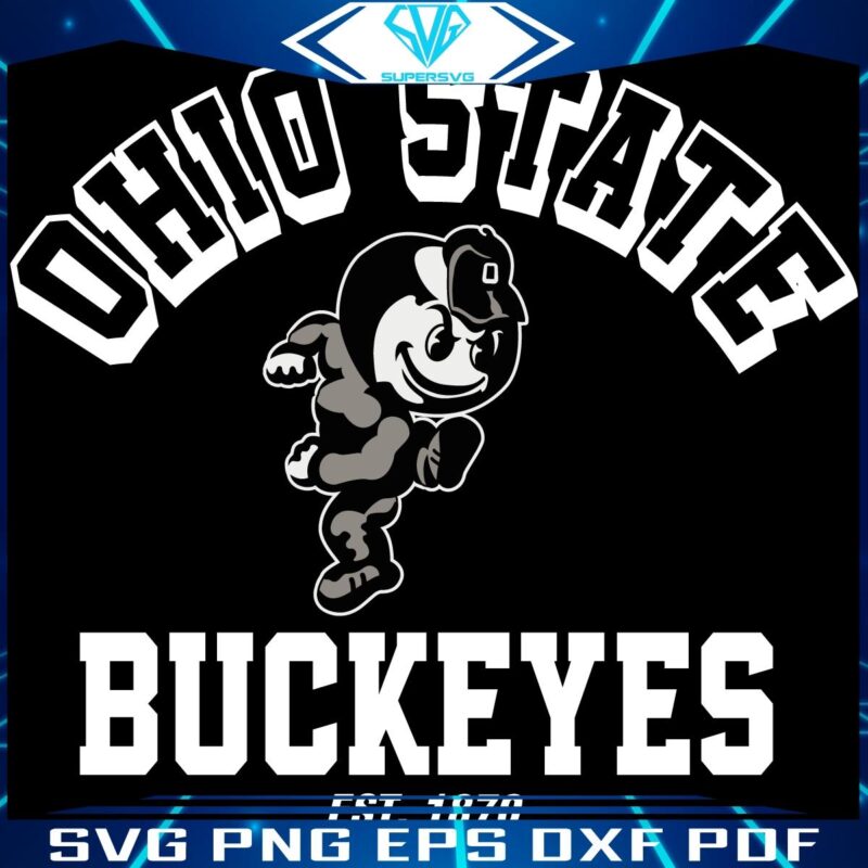 Retro Ohio State Buckeyes SVG Established 1870