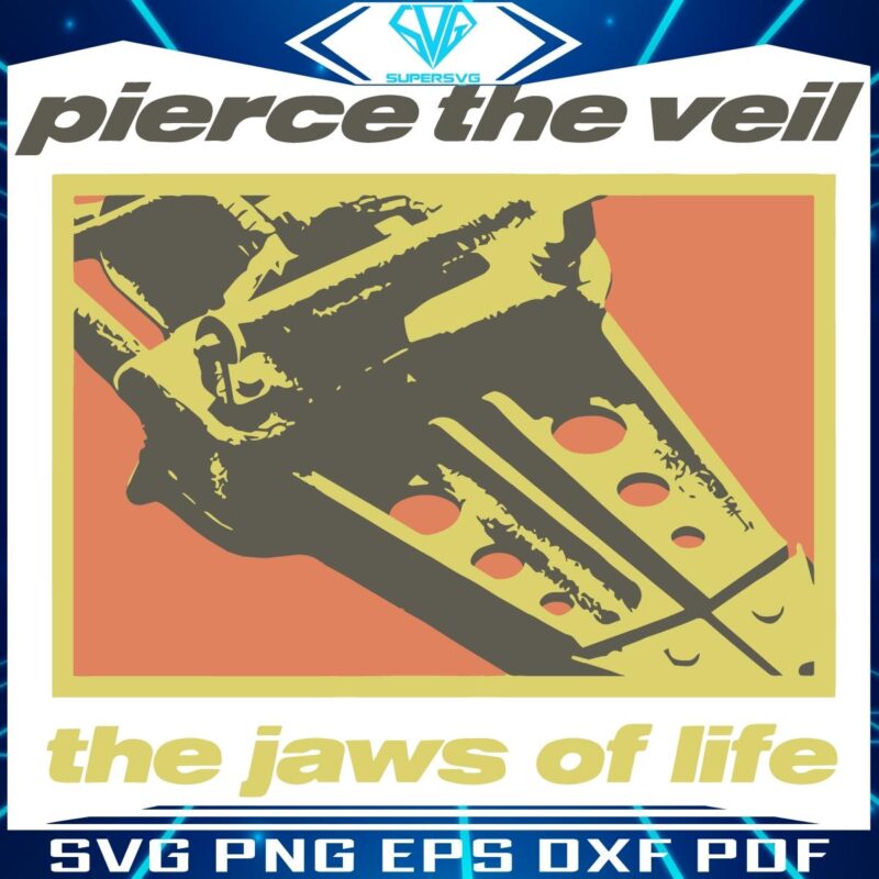 Retro Pierce The Veil The Jaws Of Life SVG Design