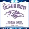 Retro Ravens Flock Baltimore Football SVG Delight