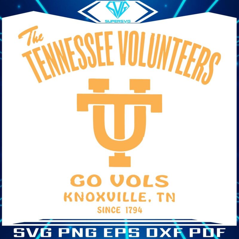 Retro Tennessee Volunteers SVG Go Vols Spirit