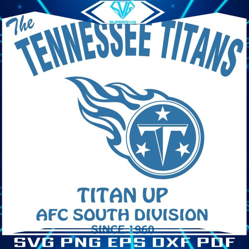 Retro Titans Football SVG Titan Up with Tennessee Spirit