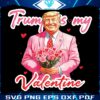 Retro Trump Valentine Funny Love in PNG Style
