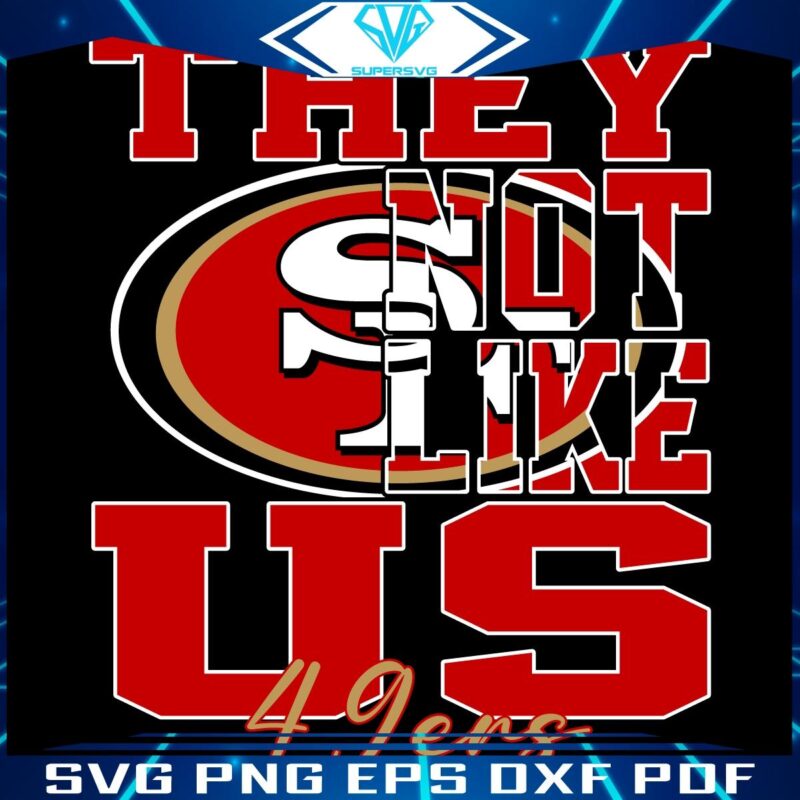 San Francisco 49ers Unique NFL Football SVG