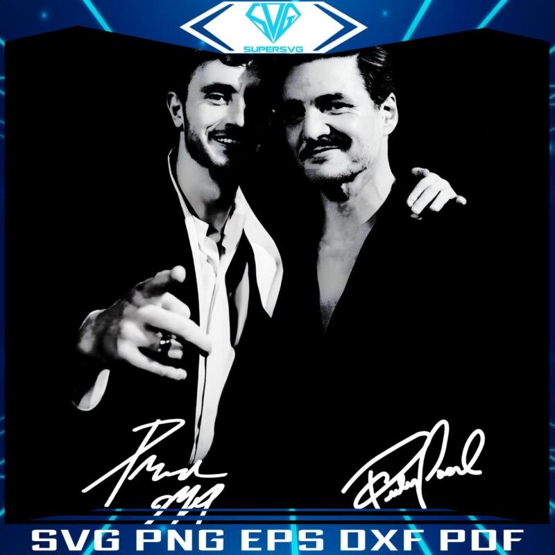 Signature Stars Paul Mescal Pedro Pascal PNG