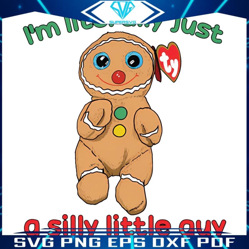 Silly Little Guy Gingerbread Fun in PNG Format