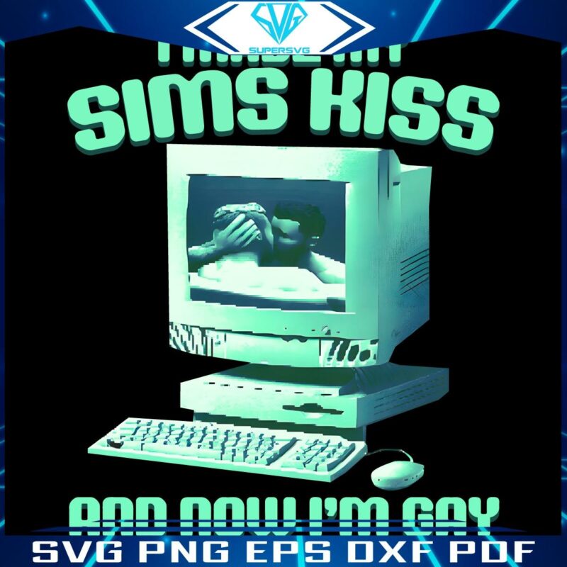 Sims Kiss Turned Me Gay PNG Magic