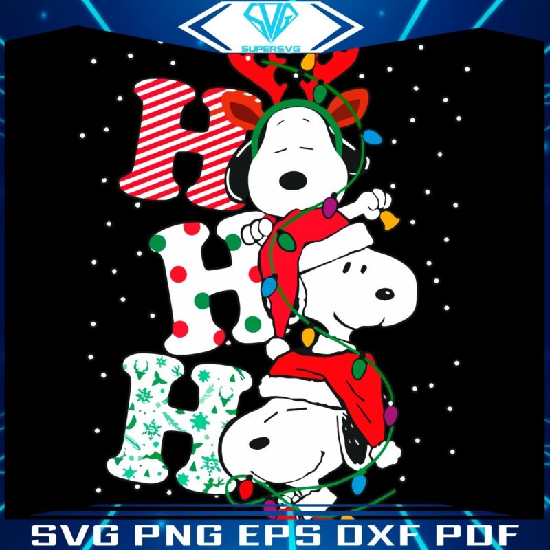 Snoopys Merry Christmas in Vibrant PNG Format