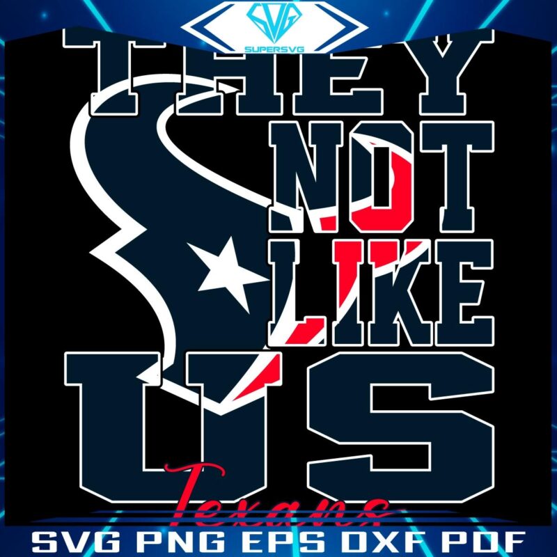 Stand Out Like the Texans Unique NFL Football SVG