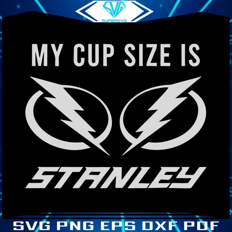 Stanley Cup Size Tampa Bay Lightning SVG