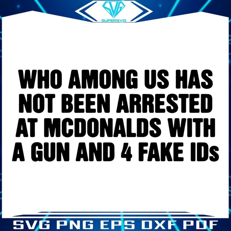 SVG Design Havent We All Faced Arrest