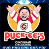 SVG of Puck Ees Cincinnati Cyclones Hockey Mascot