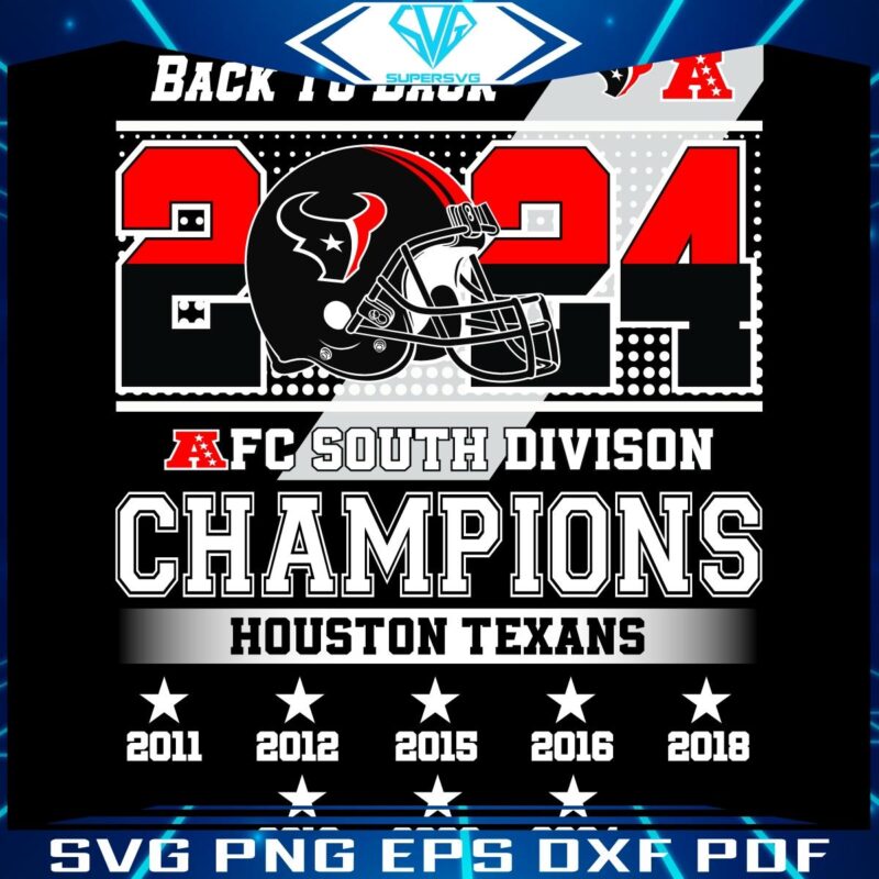 Texans Rule AFC South Again BacktoBack Champs SVG