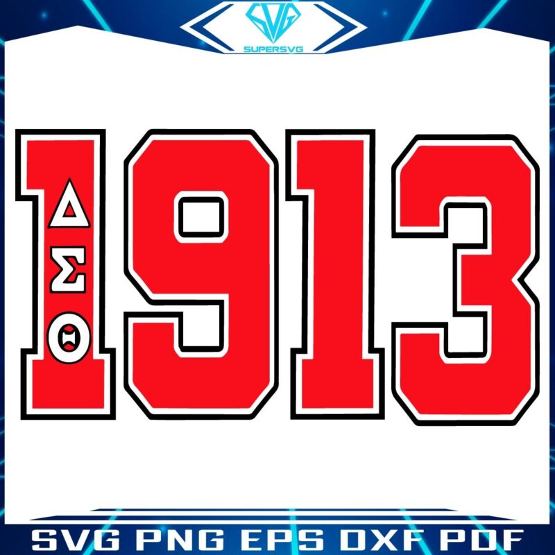 Timeless Delta Sigma Theta 1913 SVG Design