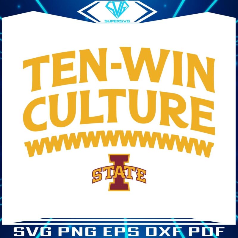 Top Ten Winning Cyclones Football SVGs from Iowa State