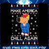 Trump Christmas PNG Make America Chill Again