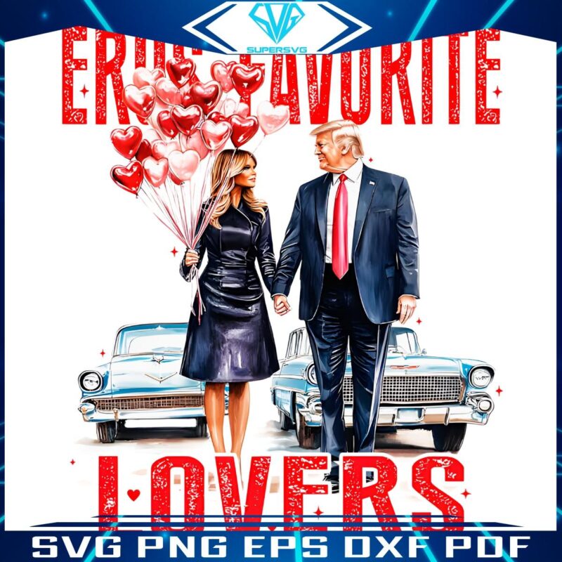 Trump Melania Favorite Lovers Valentine Eros PNG