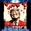 Trump Valentines My Heart Beats for America PNG