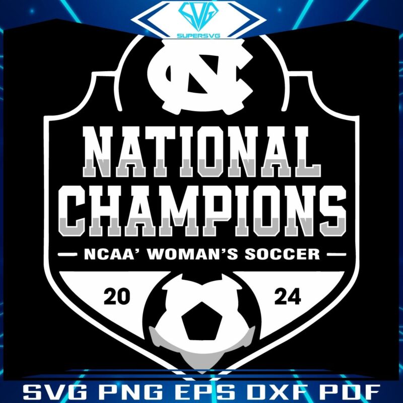 UNC Womens Soccer 2024 Champs Download SVG or PNG