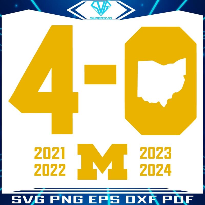 Unleash Your Game with Michigan Wolverines Football SVG 40