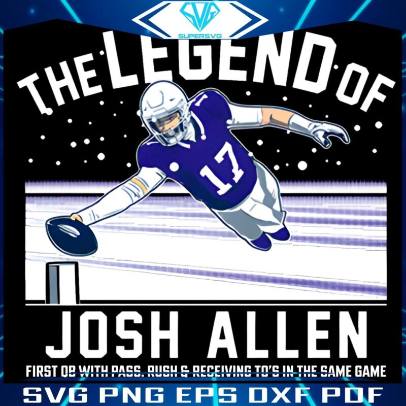 Unveiling the Josh Allen Bills Football SVG Tale.