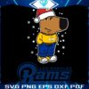 Unwind with the LA Rams Football Christmas SVG for Chill Guys