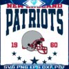 Vintage 1960 Patriots Helmet SVG Classic Football Art