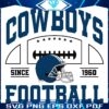 Vintage Dallas Cowboys NFL Champs Since 1960 SVG Design