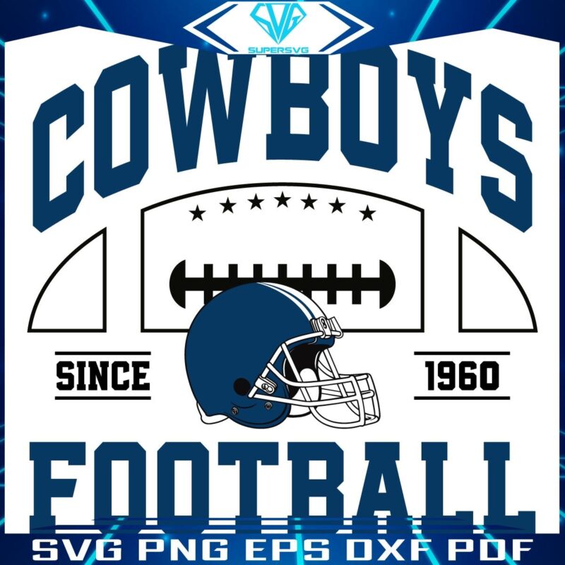 Vintage Dallas Cowboys NFL Champs Since 1960 SVG Design