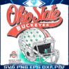 Vintage Ohio State Buckeyes Helmet Retro Football Logo PNG