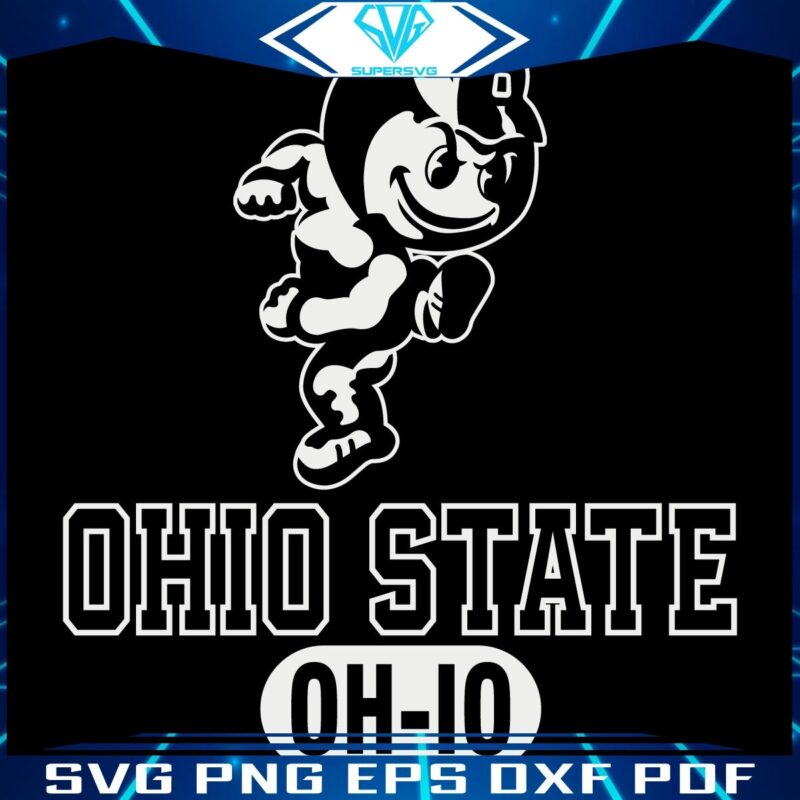 Vintage Ohio State Mascot Logo SVG Delight