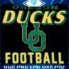Vintage Oregon Ducks Football Logo Retro Charm in PNG