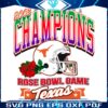Vintage Rose Bowl Champs Texas Hook Em SVGPNG