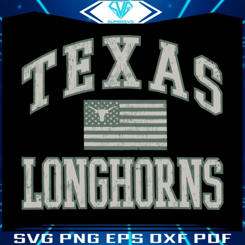 Vintage Texas Longhorns Flag Art Get Your PNG Today