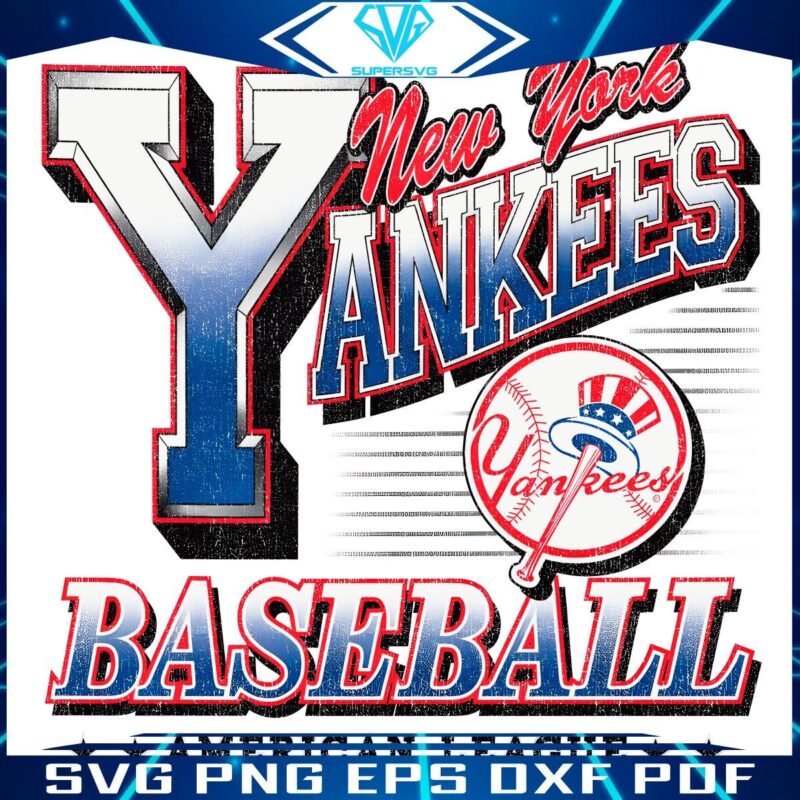 Vintage Yankees Classic Baseball Vibe in PNG Format