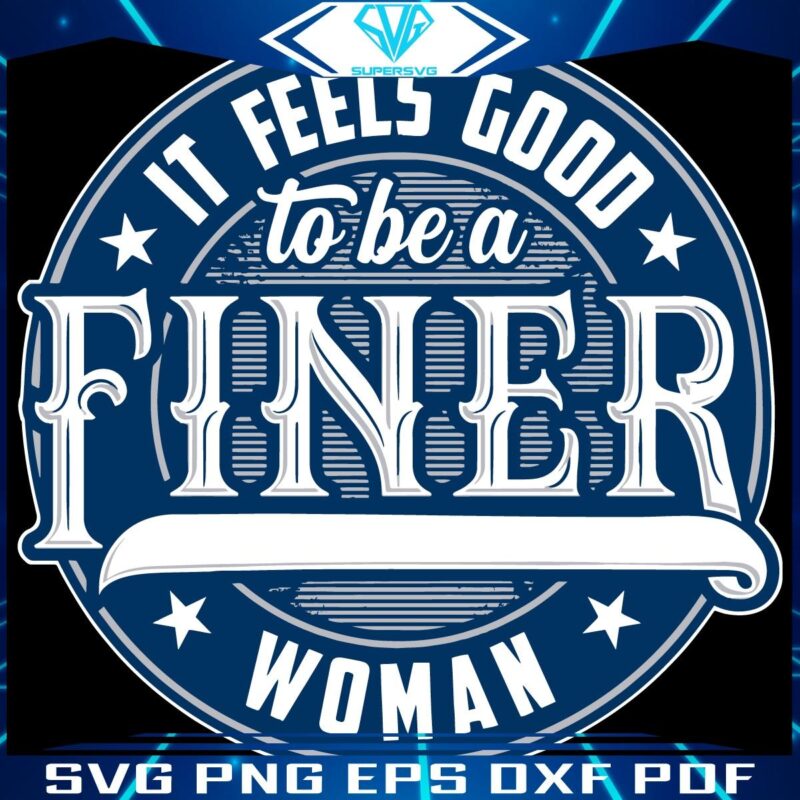 Vintage Zeta Phi Beta Pride Feel Finer Woman SVG