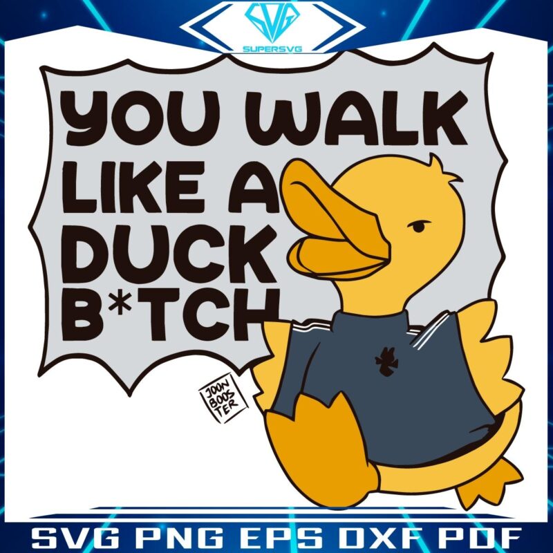 Waddle Like a Duck Hilarious Meme SVG