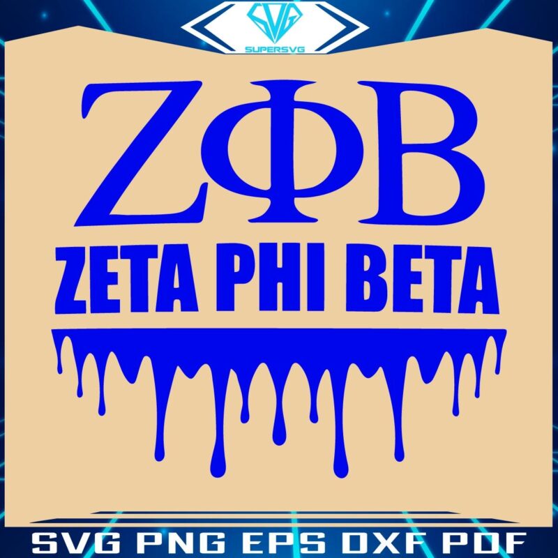 Zeta Graffiti Style Zeta Phi Beta Sorority SVG Art