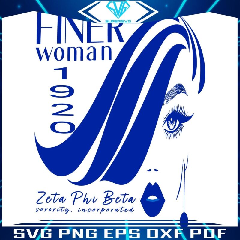 Zeta Phi Beta 1920 Finer Womanhood Sorority SVG Design