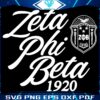 Zeta Phi Beta 1920 Iconic Sorority SVG for African American Pride