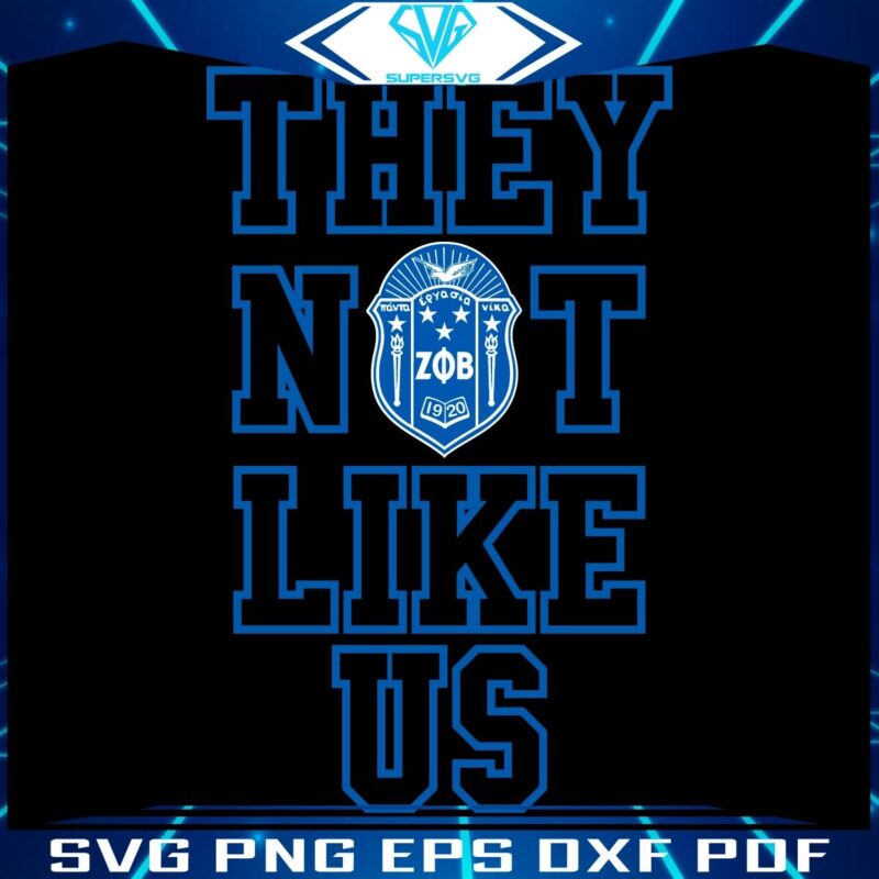 Zeta Phi Beta Unique Like Us SVG Design