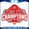 2024 Buckeyes National Champs SVG Logo Ohio Pride