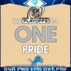2024 NFL Playoffs Detroit Lions One Pride SVG Art