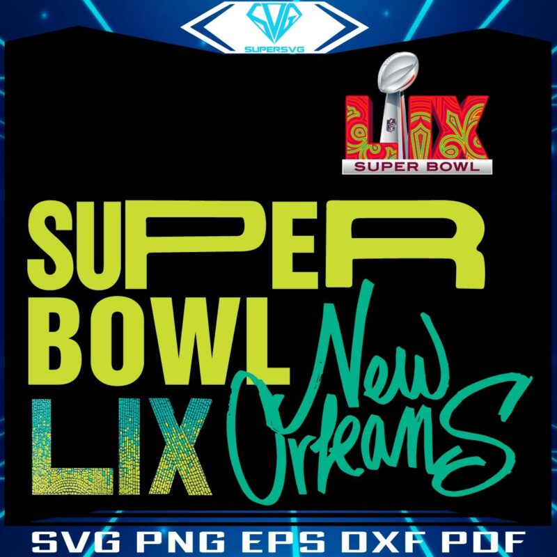 2025 Nfl Football Super Bowl Lix New Orleans PNG