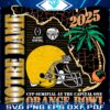 2025 Orange Bowl Retro Notre Dame Fighting Irish PNG