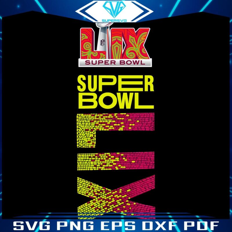 2025 Super Bowl LIX Logo in PNG Format
