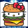 Adorable Hello Kitty Burger SVG Delight